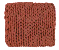 Sienna Rust Delray Throw Blanket