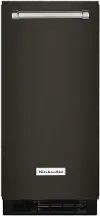 KUIX535HBS KitchenAid 15 Inch Automatic Ice Maker - Black Stainless Steel