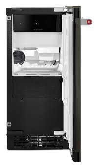 KUIX535HBS KitchenAid 15 Inch Automatic Ice Maker - Black Stainless Steel-2