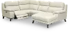 Venice White 4 Piece Power Reclining Sectional