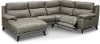 Venice Gray 4 Piece Power Reclining Sectional