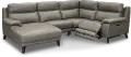 Venice Gray 4 Piece Power Reclining Sectional