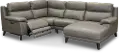 Venice Gray 4 Piece Power Reclining Sectional