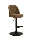 Brown Adjustable Height Bar Stool - Bowe