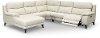 Frost White 5 Piece Power Reclining Sectional Sofa - Venice