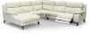 Venice White 5 Piece Power Reclining Sectional