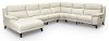 Frost White 6 Piece Power Reclining Sectional Sofa - Venice