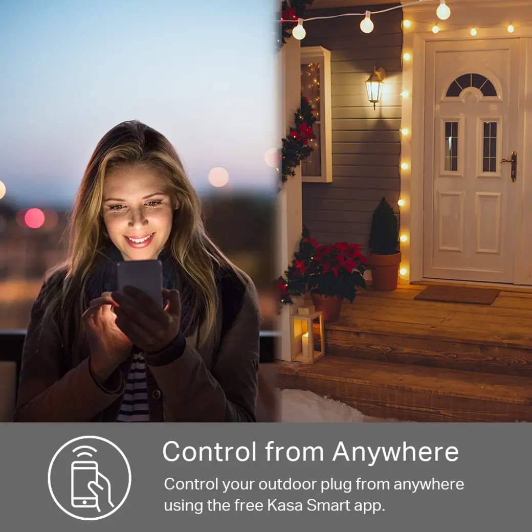 TP LINK KP-400 Kasa Smart Outdoor Plug-5