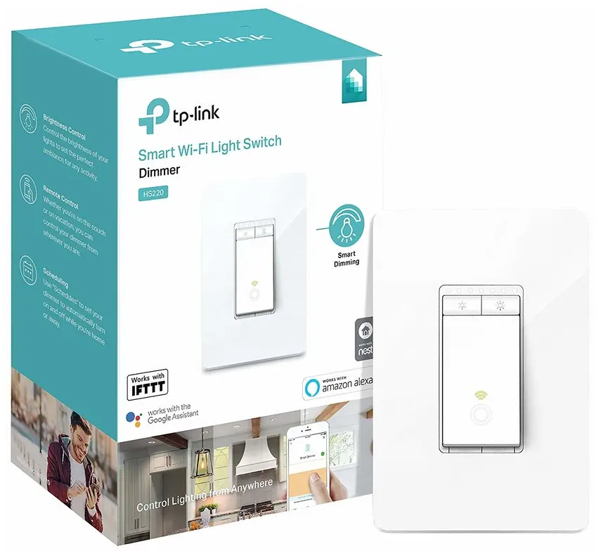 TP LINK HS220 Kasa Smart WiFi Light Switch, Dimmer-2