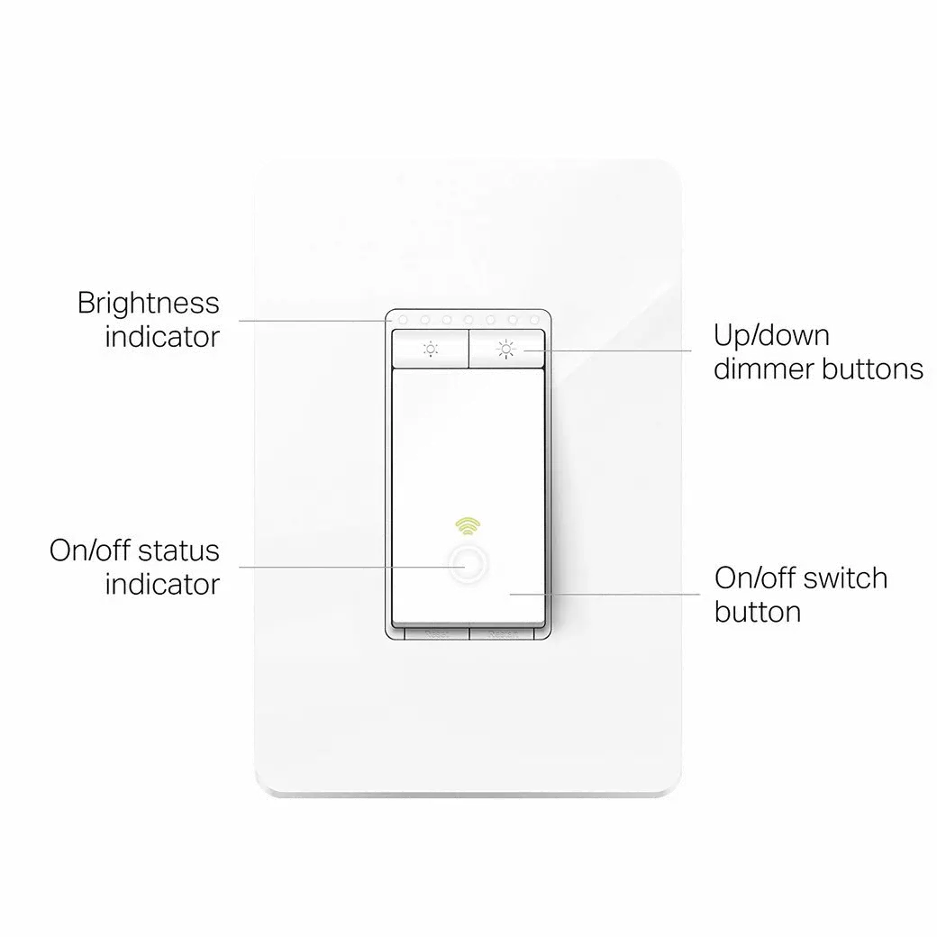 TP LINK HS220 Kasa Smart WiFi Light Switch, Dimmer-6