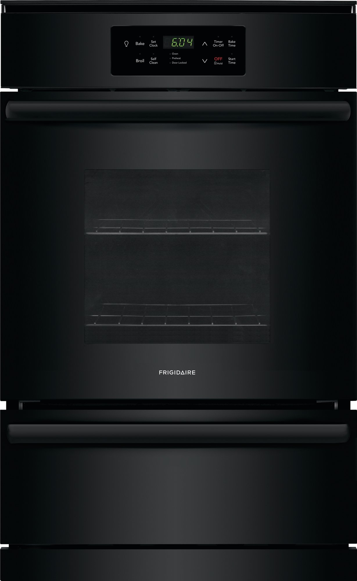 FFGW2426UB Frigidaire 24 Inch Gas Single Wall Oven - 3.8 cu. ft. Black-1