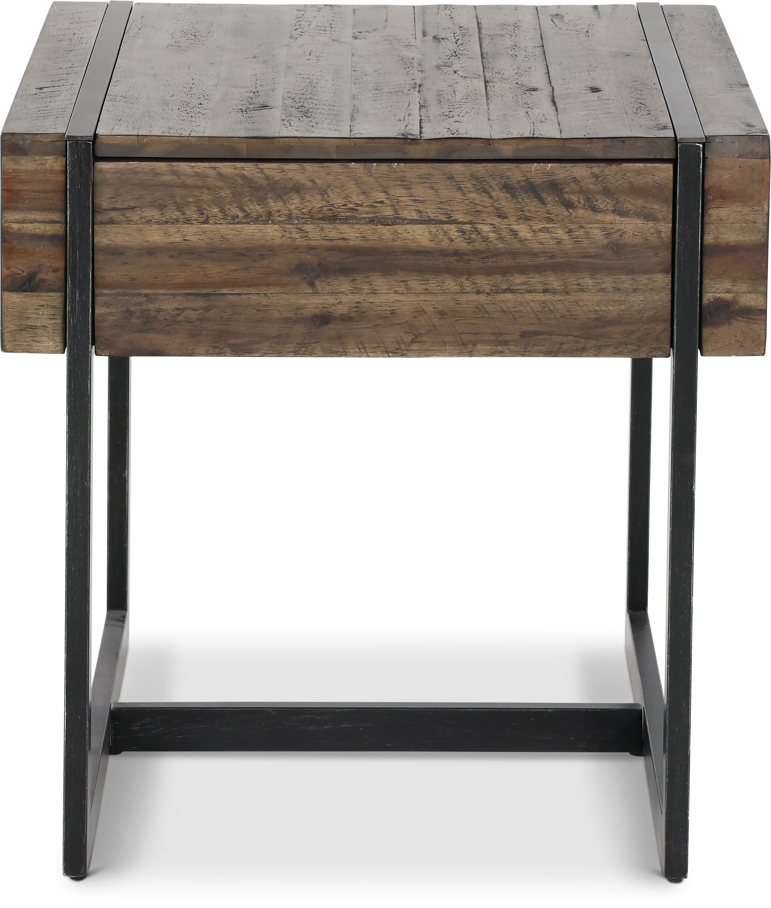 Natural Rustic End Table - Modern Timber-1