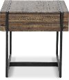 Natural Rustic End Table - Modern Timber