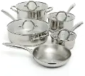 Oster 9 Piece Silver Cookware Set