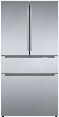 B36CL80ENS Bosch 21 cu ft Counter Depth French Door Refrigerator - Stainless Steel-1