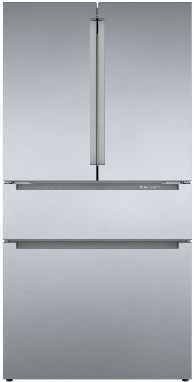 B36CL80ENS Bosch 21 cu ft French Door Refrigerator - Counter Depth Stainless Steel-1