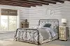 Jocelyn Black Full Metal Bed