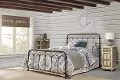 Jocelyn Black Queen Metal Bed
