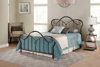 KIT Traditional Black Queen Metal Bed - Casselton