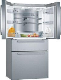 B36CL80SNS Bosch Counter Depth French 4 Door Smart Refrigerator with Bar Handle - 21 cu. ft., Stainless Steel-4