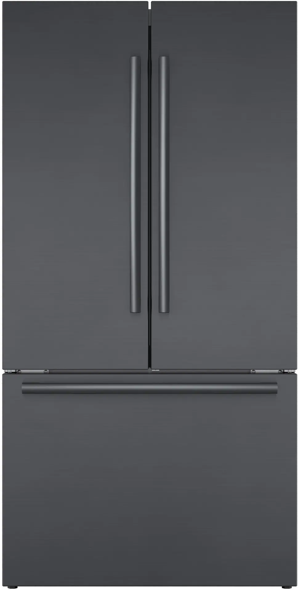 B36CT80SNB Bosch 21 cu ft French Door Refrigerator - Counter Depth Black Stainless Steel-1