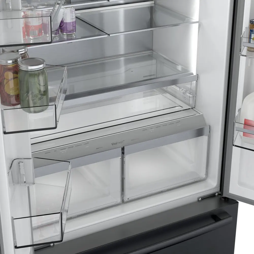 B36CT80SNB Bosch 21 cu ft French Door Refrigerator - Counter Depth Black Stainless Steel-3