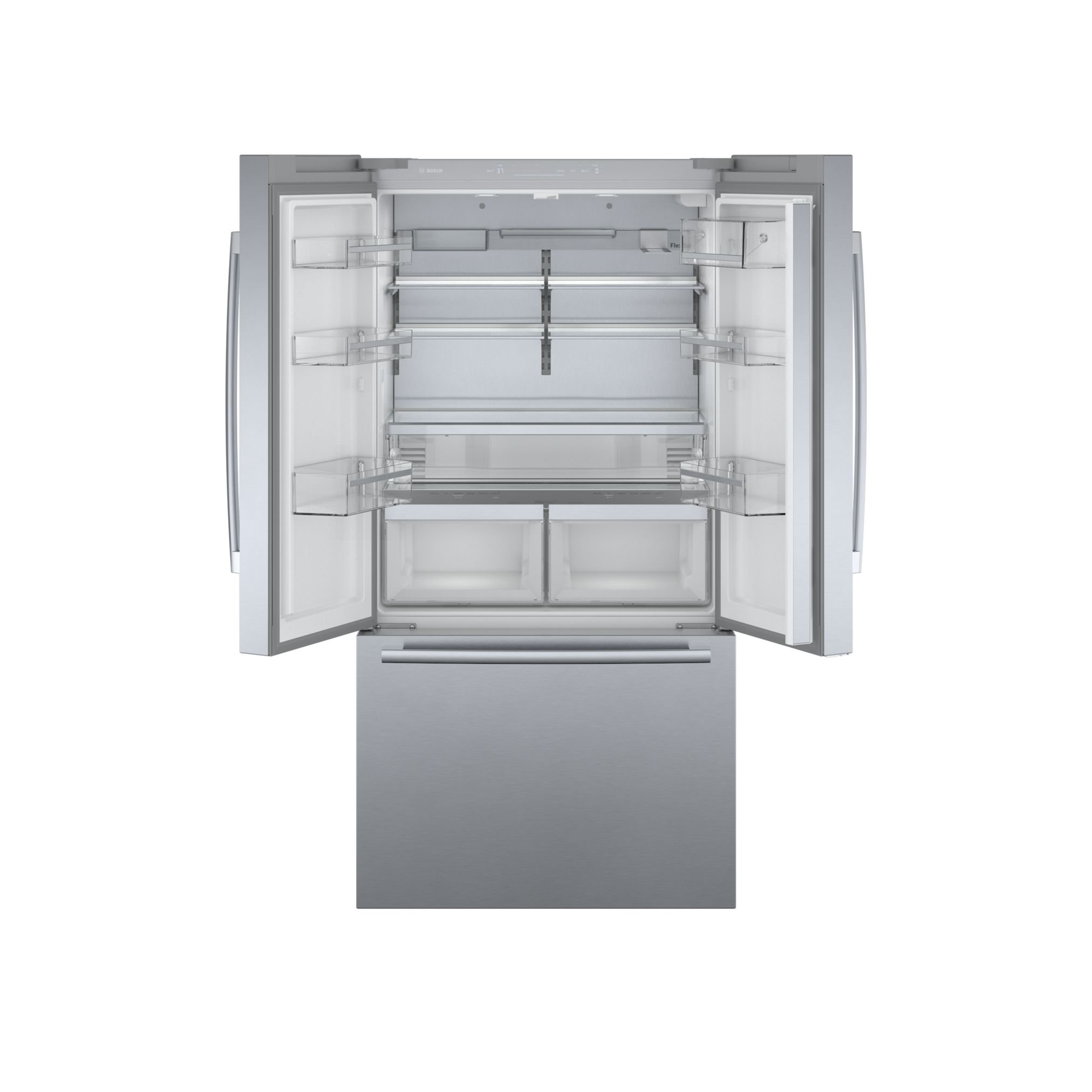 B36CT80SNS Bosch 21 cu ft Counter Depth French Door Refrigerator - 36 W Stainless Steel-6