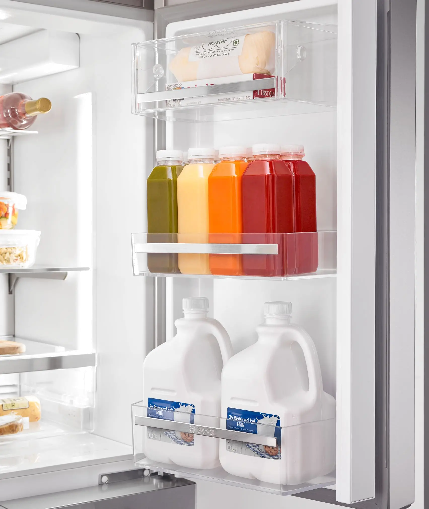B36CT80SNS Bosch 21 cu ft French Door Refrigerator - Counter Depth, Stainless Steel-4