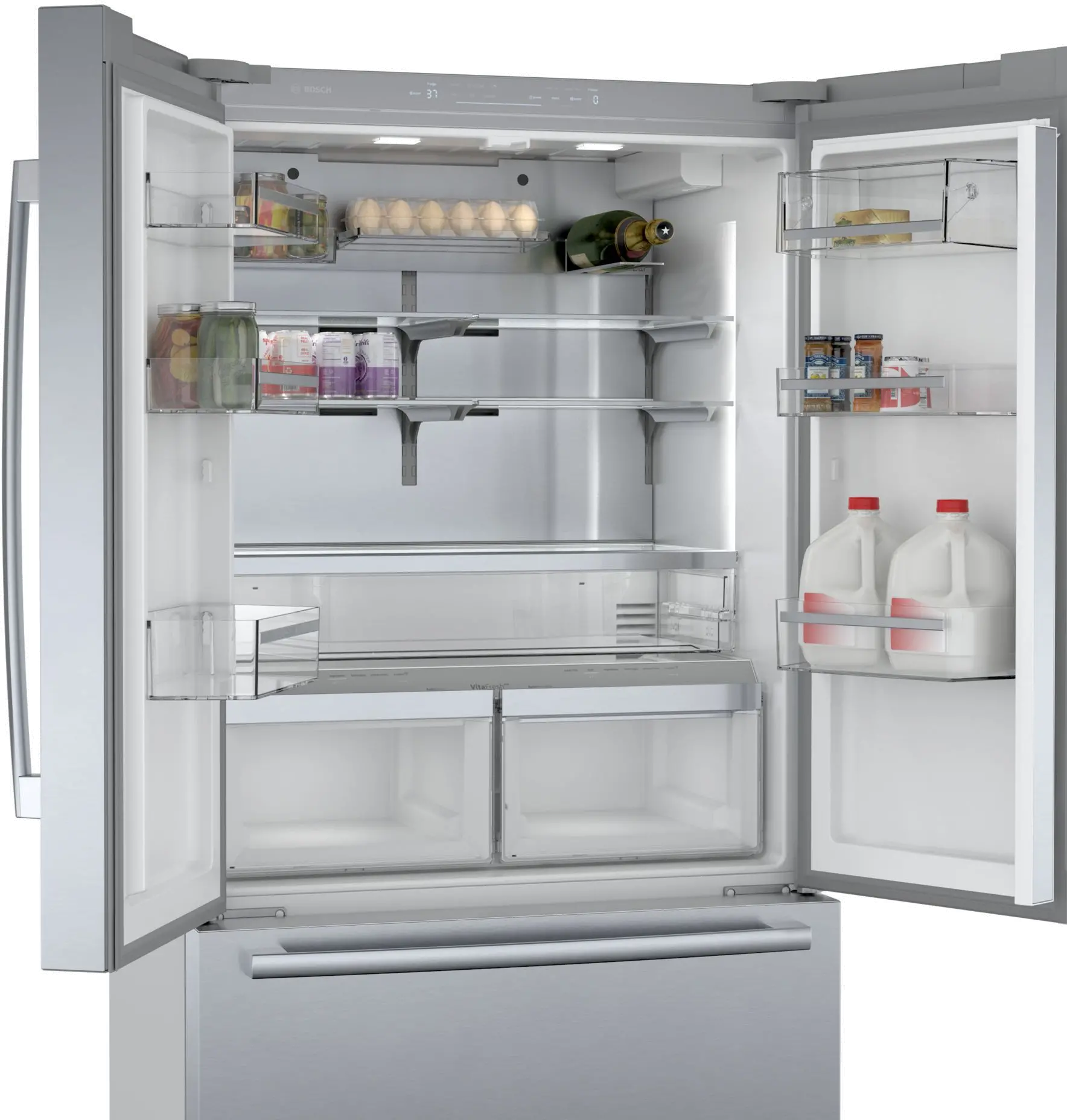 B36CT80SNS Bosch 21 cu ft French Door Refrigerator - Counter Depth, Stainless Steel-5