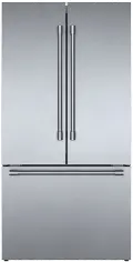 B36CT81SNS Bosch Counter Depth French Door Smart Refrigerator with Professional Handles - 21 cu. ft., Stainless Steel