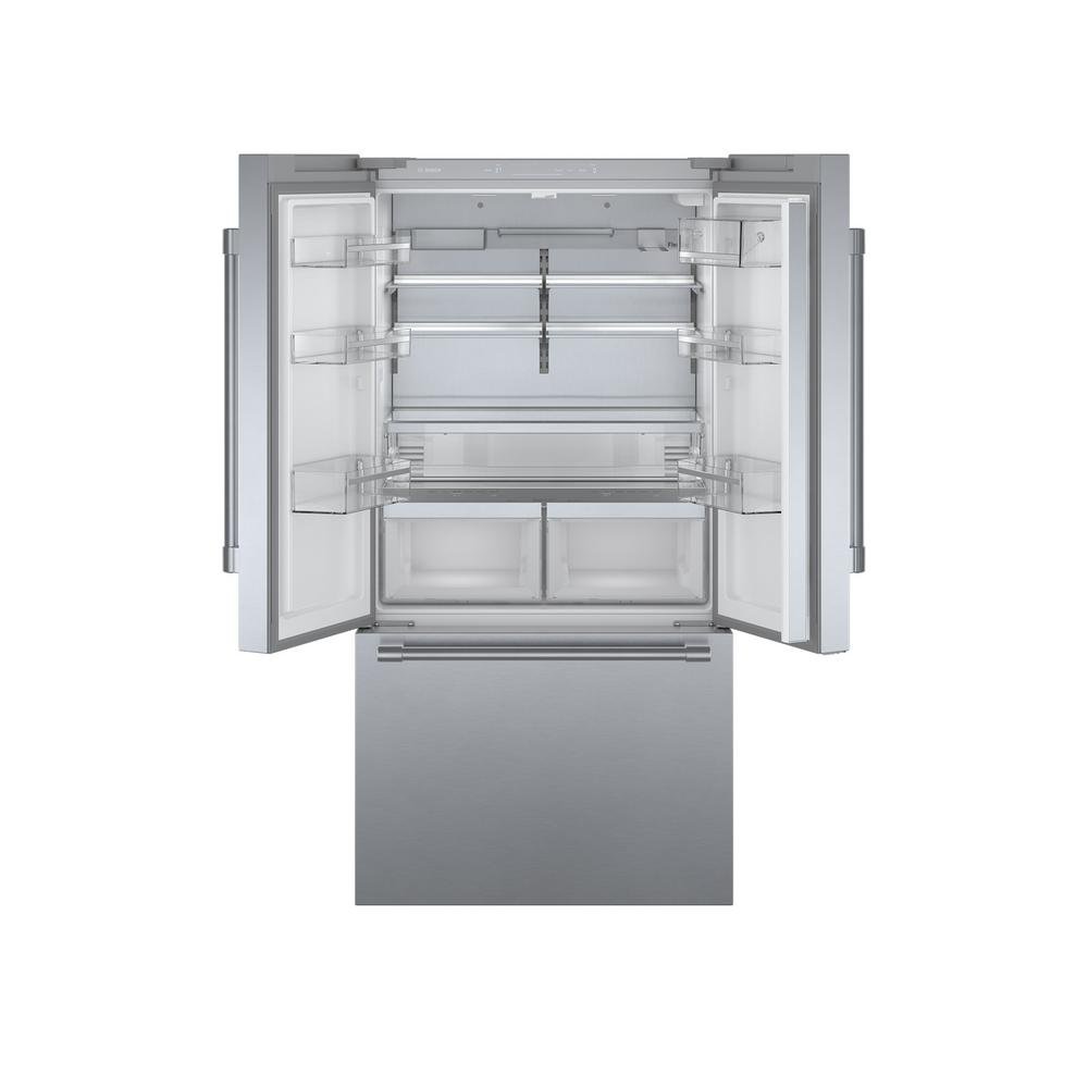 B36CT81SNS Bosch Counter Depth French Door Smart Refrigerator with Professional Handles - 21 cu. ft., Stainless Steel-2