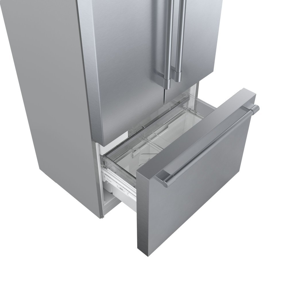 B36CT81SNS Bosch Counter Depth French Door Smart Refrigerator with Professional Handles - 21 cu. ft., Stainless Steel-3