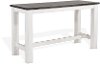 White and Brown Counter Height Dining Table - Bourbon County