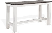 White and Brown Counter Height Dining Table - Bourbon County