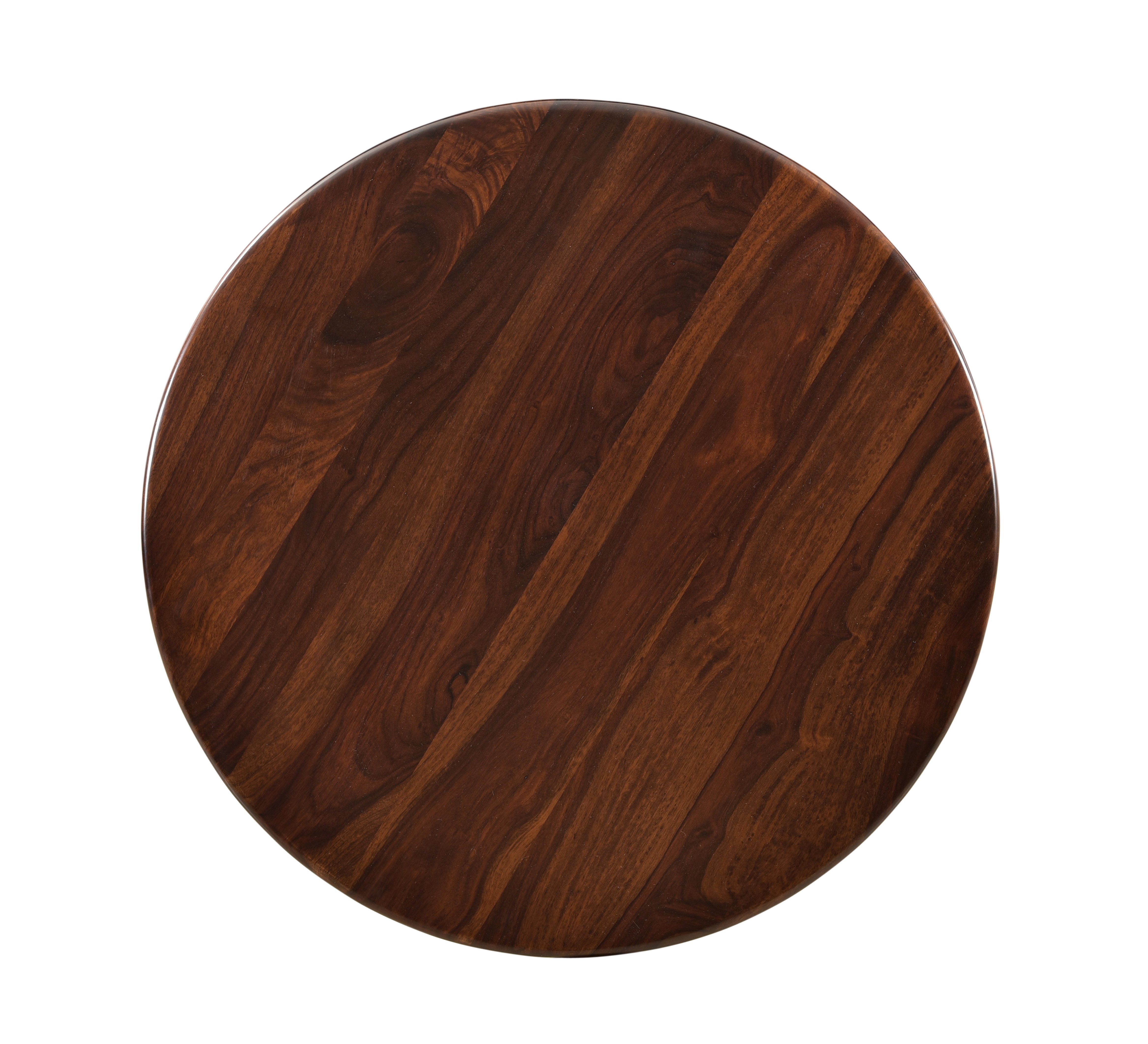 Brown and Silver Adjustable Round Dining Table - Bristol-4