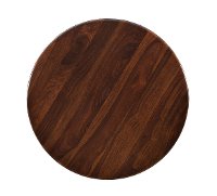 Brown and Silver Adjustable Round Dining Table - Bristol-4