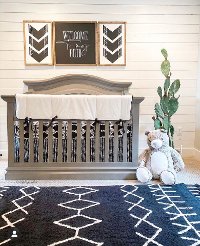 KIT Classic Gray 3 Piece Nursery Furniture Set - Stone Harbor-2