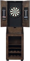 Clearance Brown Dartboard Cabinet - Bones
