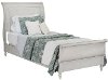 Clearance Traditional White Full Sleigh Bed - Sarah
