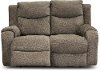 Casual Contemporary Mink Power Reclining Loveseat - Marvel