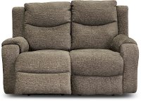 Casual Contemporary Mink Power Reclining Loveseat - Marvel