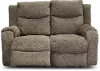 Marvel Mink Brown Power Reclining Loveseat