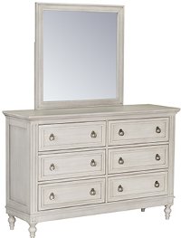 Traditional White Dresser - Sarah
