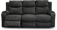 Contemporary Charcoal Gray Power Reclining Sofa - Marvel