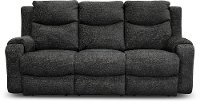 Contemporary Charcoal Gray Power Reclining Sofa - Marvel-2