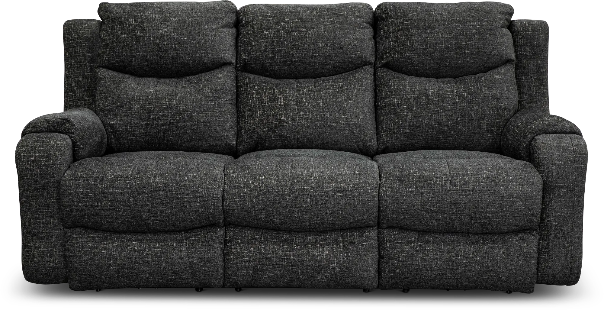 Marvel Contemporary Charcoal Gray Power Reclining Sofa-2