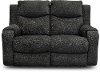 Contemporary Charcoal Gray Power Reclining Loveseat - Marvel