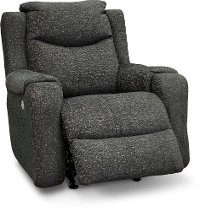 Charcoal Gray Power Rocker Recliner - Marvel