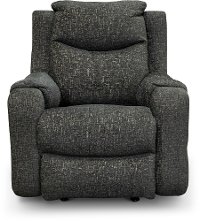 Charcoal Gray Power Rocker Recliner - Marvel-3