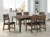 Rustic Brown 5 Piece Dining Set - Maxwell